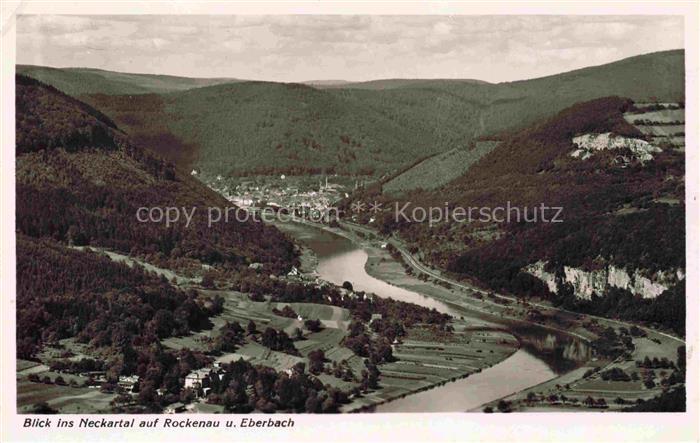 Eberbach Baden Neckar HEIDELBERG BW Neckartal Rockenau Fluss Wald Berge Vogelper