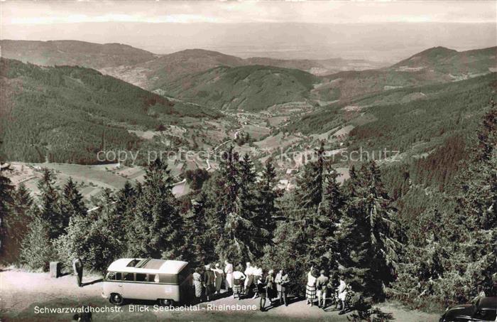 Seebach Ottenhoefen Schwarzwald BW Schwarzwaldhochstrasse Seebachtal Rheinebene