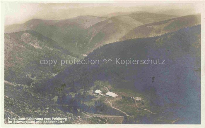 Zastlerhuette 1265m Feldberg Schwarzwald BW Zastlerhuette Berg-Panorama Hochschw