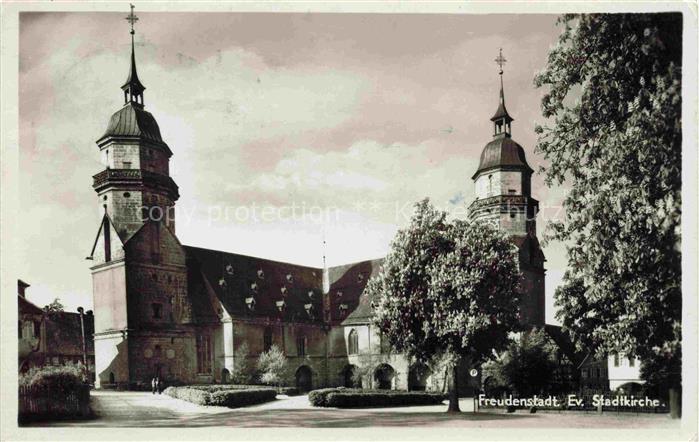 Alexanderschanze KNIEBIS Schwarzwald Freudenstadt BW Ev.-Stadtkirche Doppelturm-