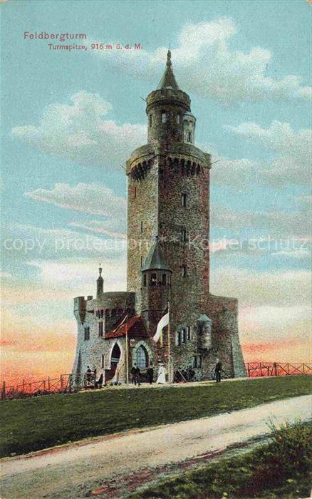 Grosser Feldberg Taunus 881m Hessen Feldbergturm Aussichtsturm Taunus Steinturm