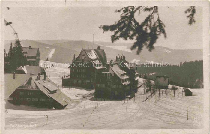 Feldbergerhof Schwarzwald BW Winterlandschaft Schnee Berghotel Hotel Wald Berge
