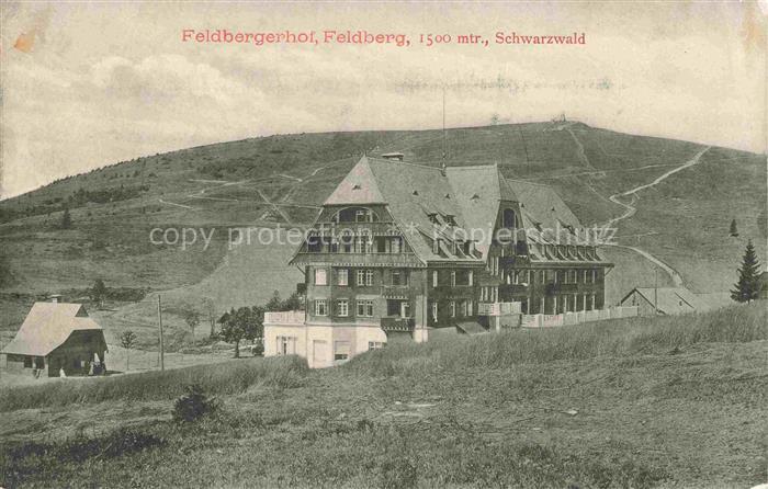 Feldberg 1450m Schwarzwald BW Feldbergerhof Hotel Schwarzwald Bergkuppe Sommer W