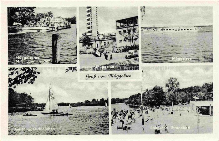 Mueggelturm Berlin Mueggelsee Mueggelturm Mueggelspree Rahnsdorf-Strandbad Muegg