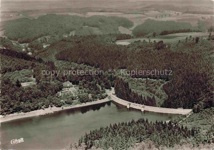 Gloertalsperre Gloertalsperre Fliegeraufnahme Stausee Volmetal Wald Damm Gaststa