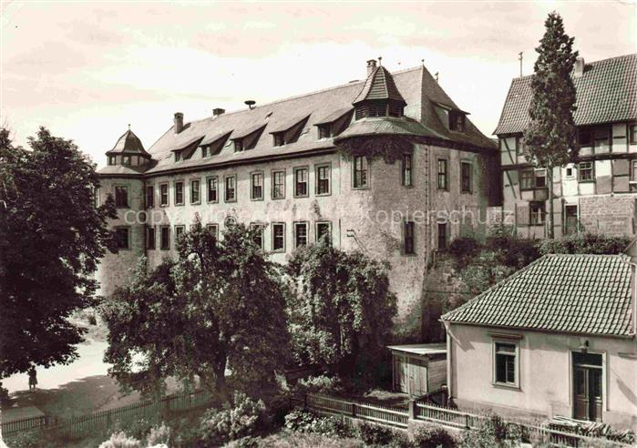 Schlitz Hessen Schloss Jugendherberge Burgenstadt Fachwerkhaus Tuermchen Burgmau