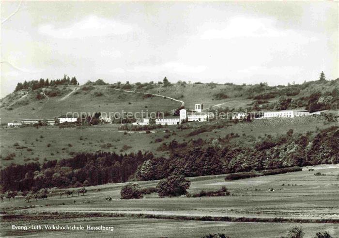 Hesselberg Hessdorf Erlangen-Hoechstadt Bayern Volkshochschule Evang-Luth Gebaeu