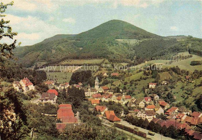 Bad Peterstal-Griesbach Renchtal Kneippkur Mineralbad Kirche Huegel Wald Dorf Ei