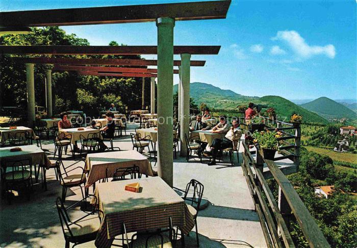 Torreglia Padua Veneto IT Terrasse Ristorante-Monte-Rua Pergola Gaeste Colli-Eug