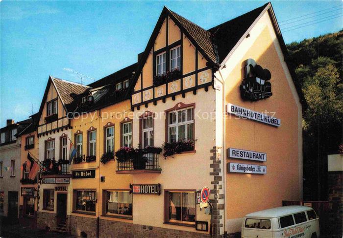 Altenahr Ahrweiler Rheinland-Pfalz Bahnhotel-Huebel Fachwerk Gasthaus-am-Tunnel