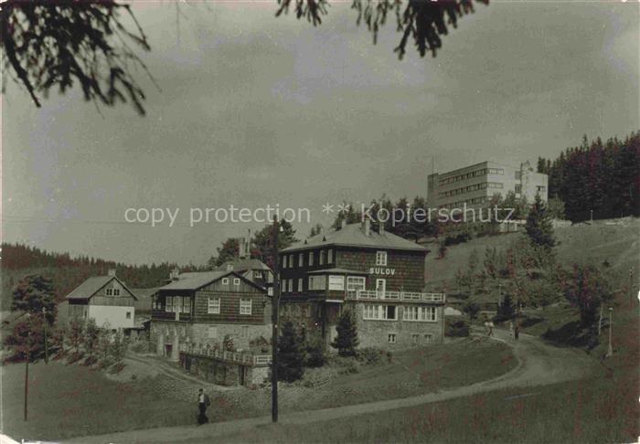 Bily Kriz Slezske Beskydy CZ Bily-Kriz Sulov Rekreationszentrum Holzhaus Berglan