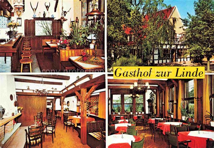 Seppenrade Luedinghausen NRW Gasthof-zur-Linde Fachwerkhaus Bar Geweih Restauran