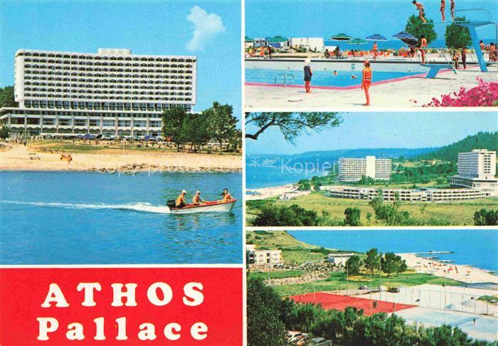 Kalithea of Springs Athos-Palace-Hotel Bungalows Strand Pool Motorboot Tennispla