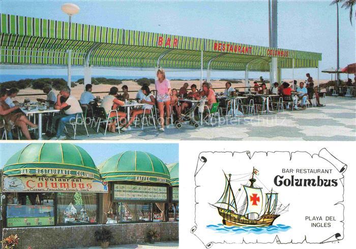 El Veril Playa del Ingles Columbus-Restaurant Bar Terrasse Strand Paseo-Marítimo