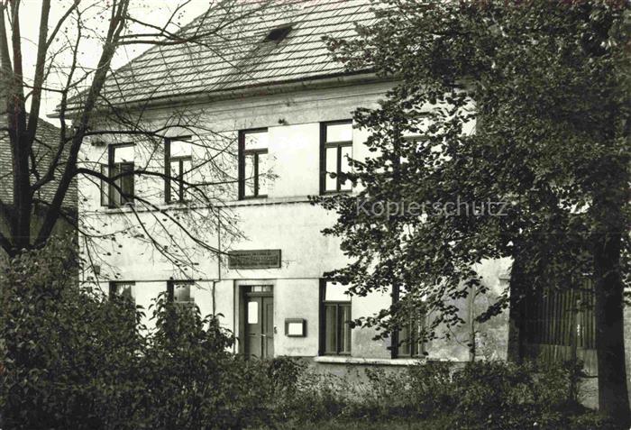 Lysa  nad Labem Lissa Elbe CZ Evangelicka-fara Wohnhaus Garten Baeume Hrozny Pfa