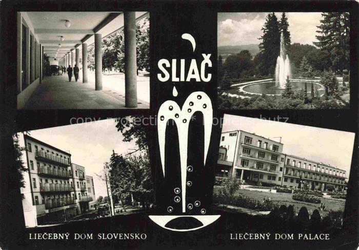 Sliac Szliacs Slovakia Liečebný-dom-Slovensko Liečebný-dom-Palace Kolonnade Spri