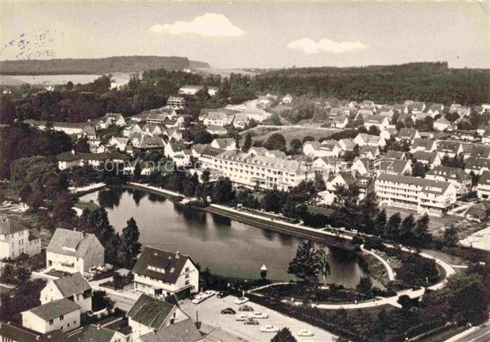 Bad Meinberg Horn-Bad Meinberg NRW Kurparksee Teutoburger-Wald Luftbild Kurstadt