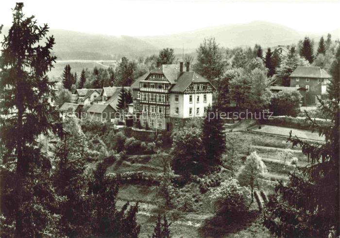 Tambach-Dietharz Thueringen Erholungsheim-Waldheim Fachwerkhaus Thueringer-Wald