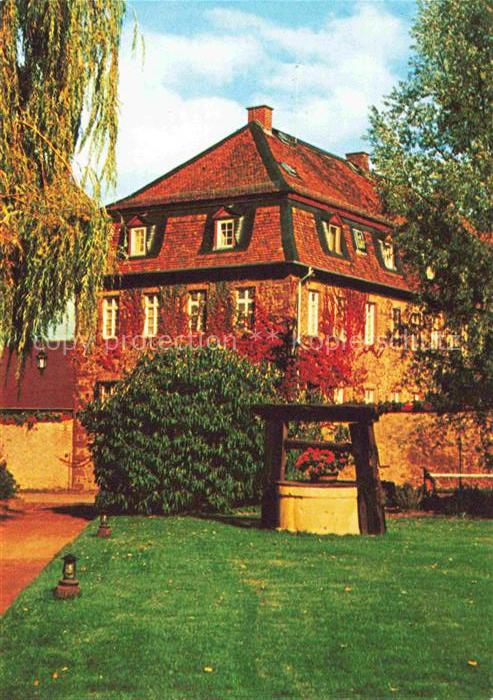 Goetzenhain Dreieich Offenbach Hessen Gutshaus-Neuhof Hofgut Ziehbrunnen Efeu Ba