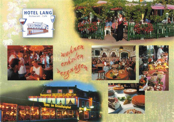 Altenahr Ahrweiler Rheinland-Pfalz Hotel-Lang Restaurant-Cafe Kristallspiegelsaa