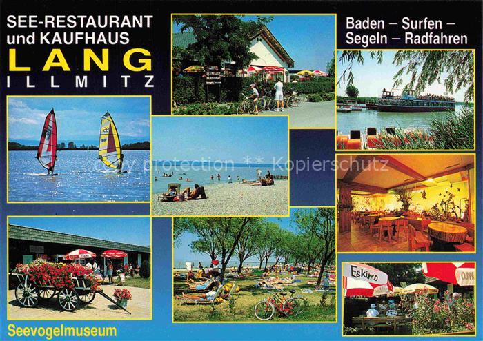 Illmitz Burgenland AT See-Restaurant-Lang Neusiedlersee Windsurfen Strand Sonnen
