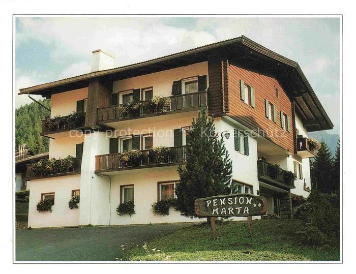 Selva  Wolkenstein Val Gardena IT Pension-Marta Via-Puezstr Balkon Blumenschmuck