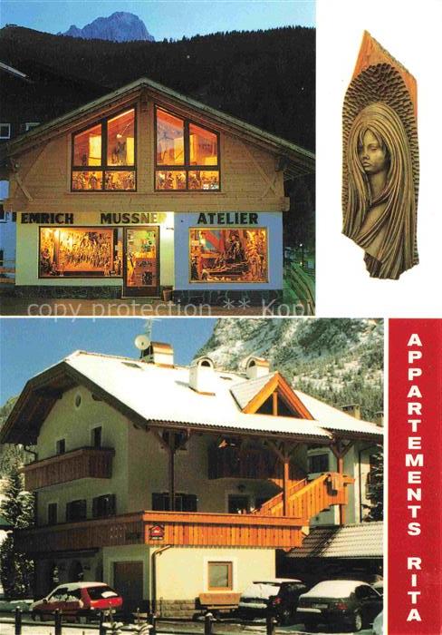 Selva  Wolkenstein Val Gardena IT Atelier-Emrich-Mussner Appartements-Rita Str-N