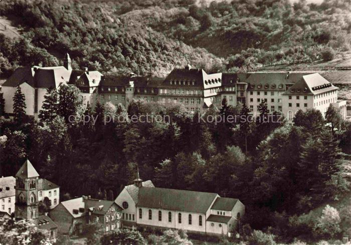 Vallendar Theologische-Hochschule Pallottiner Kirche Wald Klosteranlage Luftbild