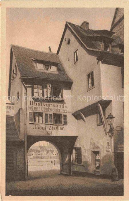 WueRZBURG Bayern Am Holztor Malerische Winkel Serie I Nr. 405