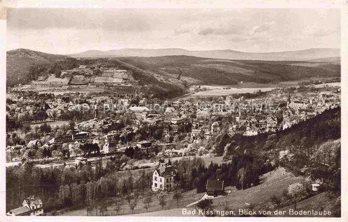 BAD KIssINGEN Panorama Blick von der Bodenlaube
