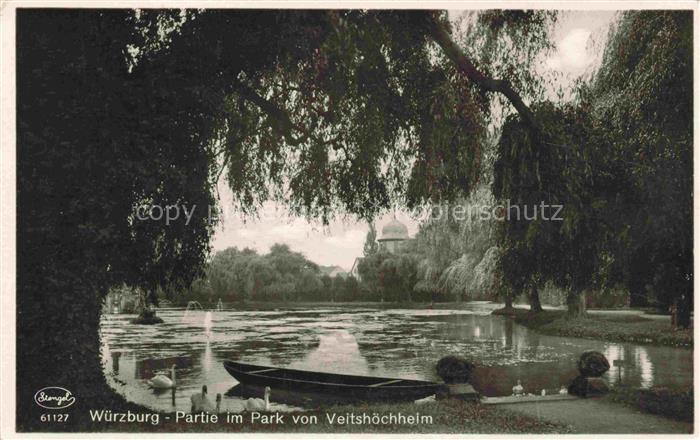 WueRZBURG Bayern Partie im Park von Veitshoechheim