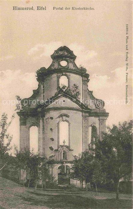 Himmerod Kloster Eifel Grosslittgen Rheinland-Pfalz Portal der Klosterkirche
