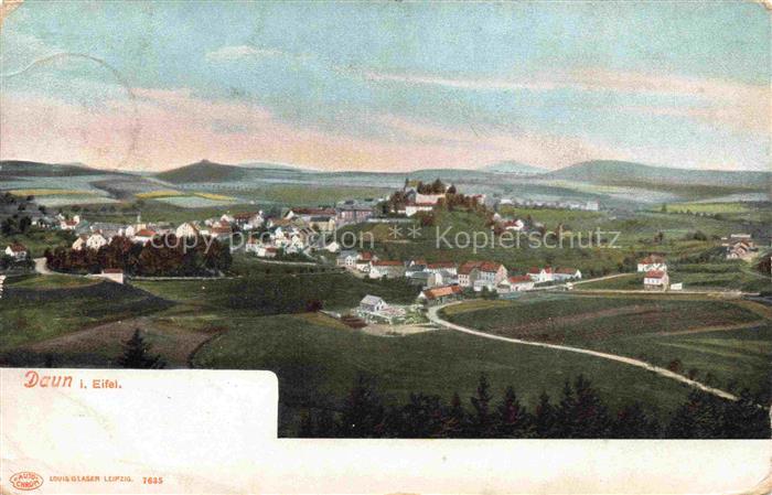 Daun Vulkaneifel Rheinland-Pfalz Panorama