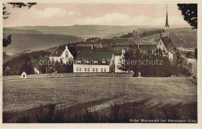 Heimbach  Eifel Rur Dueren NRW Abtei Mariawald