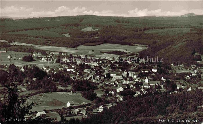 Daun Vulkaneifel Rheinland-Pfalz Panorama