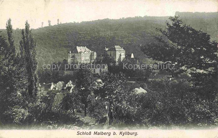 Kyllburg Eifelkreis Rheinland-Pfalz Schloss Malberg