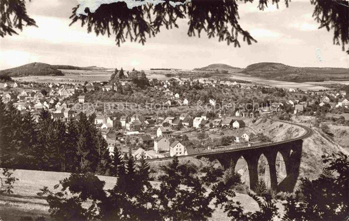 Daun Vulkaneifel Rheinland-Pfalz Panorama Kneipp Kurstadt Viadukt