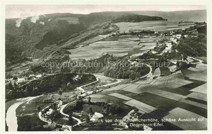 Dedenborn Eifel Simmerath NRW Panorama Blick von der Kestenicherhoeher