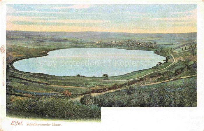 Schalkenmehr Maar Vulkaneifel Rheinland-Pfalz Landschaftspanorama