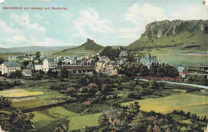 Gerolstein Rheinland-Pfalz Panorama mit Auburg und Munterlay