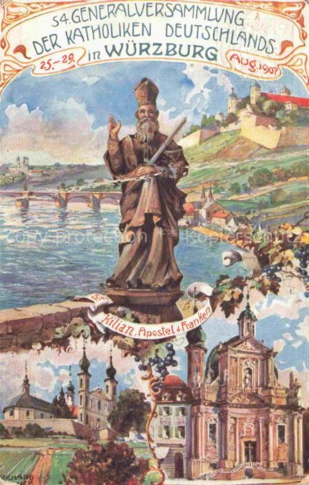 WueRZBURG Bayern 54. Generalversammlung der Katholiken Deutschlands Bischof Fest