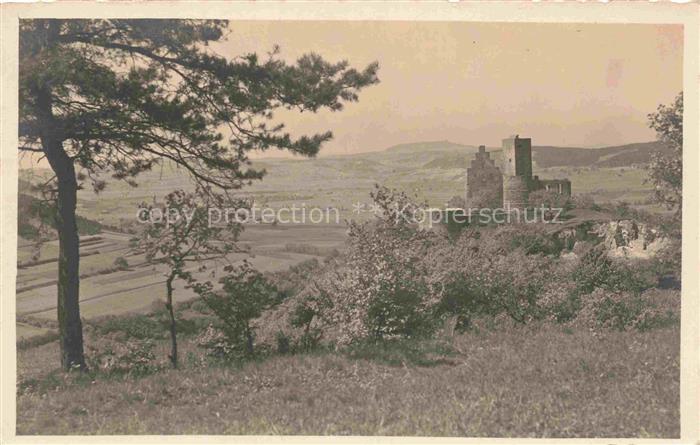 BAD KIssINGEN Panorama Burgruine