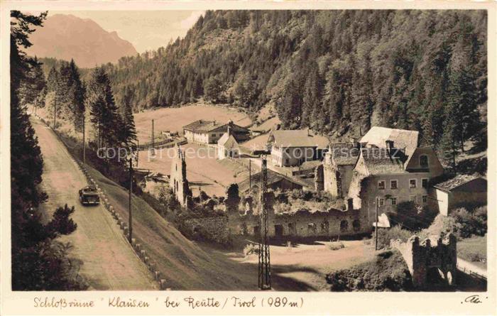 Klausen Reutte Tirol AT Schlossruine