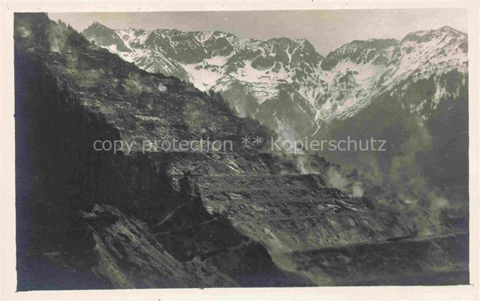 Eisenerz Steiermark AT Sprengung am Erzberg