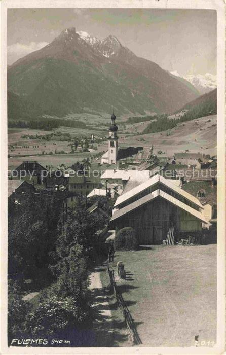 Fulpmes Innsbruck Tirol AT Ansicht mit Kirche Alpen