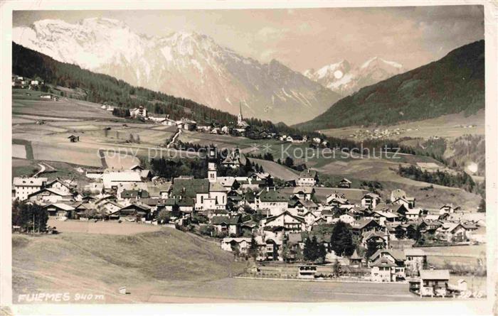 Fulpmes Innsbruck Tirol AT Gesamtansicht mit Alpenpanorama