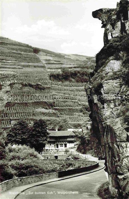 Walporzheim Weinhaus Zur bunten Kuh Felsen