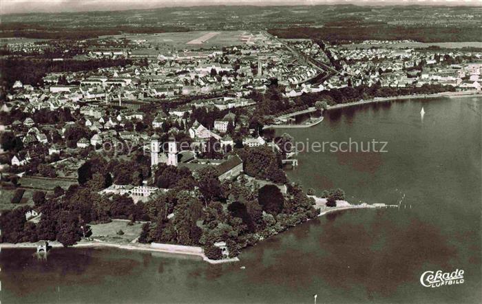 FRIEDRICHSHAFEN Bodensee Stadtpanorama mit Schlosskirche