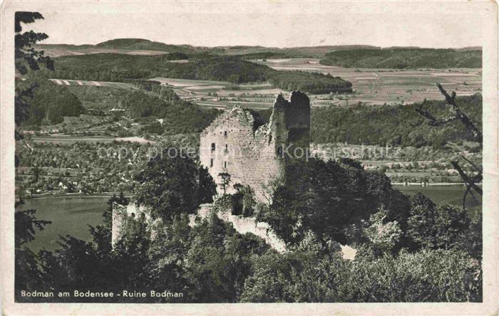 Bodman-Ludwigshafen Bodensee Burgruine