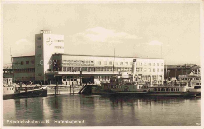 FRIEDRICHSHAFEN Bodensee Hafenbahnhof Faehre
